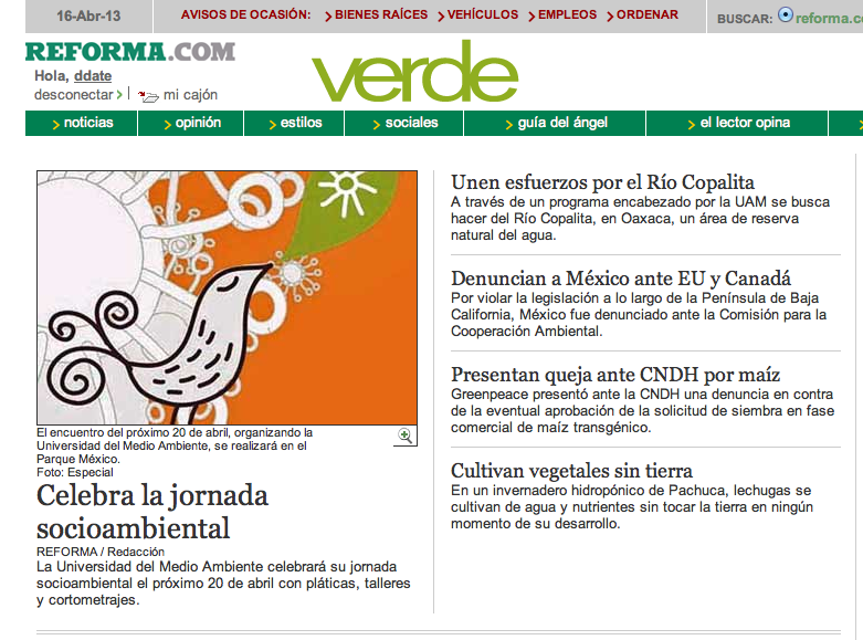Reforma Verde Portada